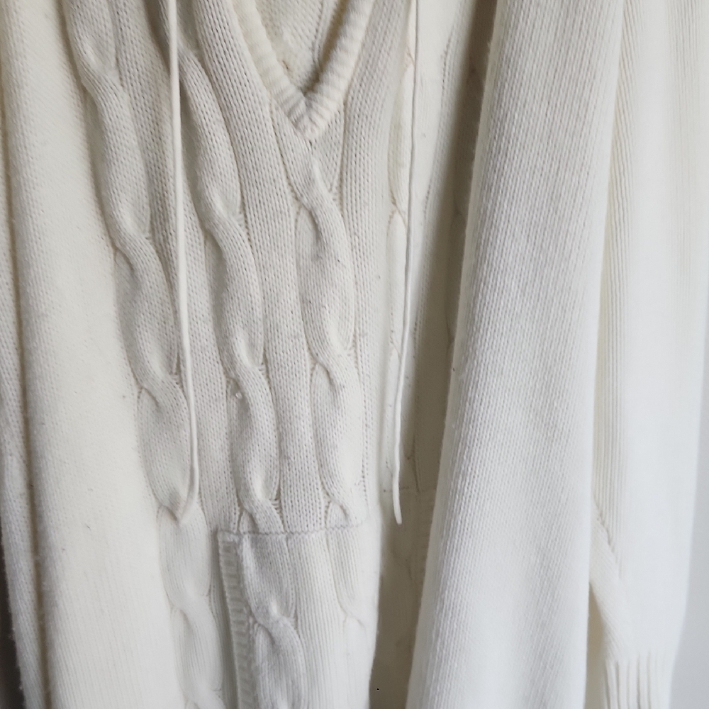 Daisy Fuentes Cream Cowl Neck Sweater - Picture 3 of 6